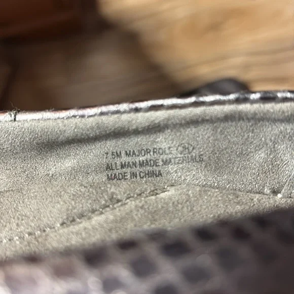 Aerosoles Heelrest Snakeskin Patterned Heels - Picture 9 of 9